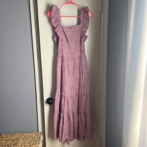 MIDI back cut out dress